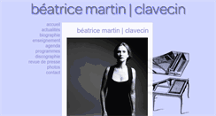 Desktop Screenshot of beatricemartinclavecin.com